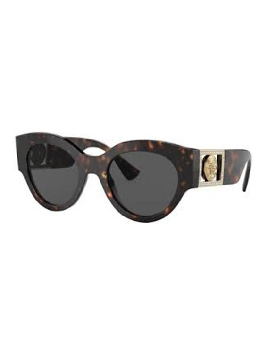 Versace Accessories - Versace Dark Grey Round Ladies Sunglasses